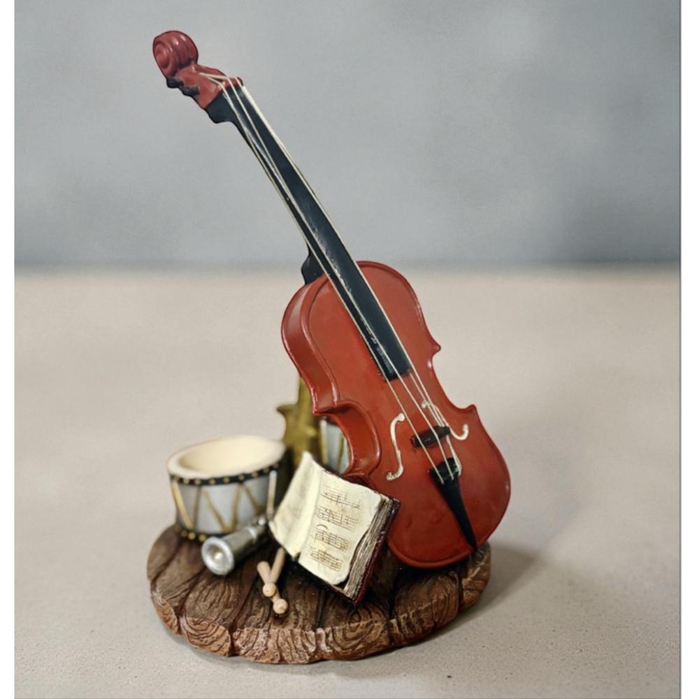 Violin Vintage Collectible Decorative Musical Table Top Display